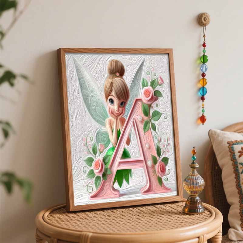 Disney Oil Painting Painting Art Tinkerbell Hobby Cultivating Gifts Home Decoration