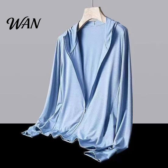Sleeve Sun Protection Hoodie Jacket Hooded Long 360-Degree Anti-UV Coat Lightweight Breathable Mesh Fabric Outdoor Summer Clothing