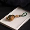 Green Sandalwood Handle Pot Keychain