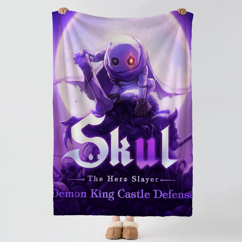 Game S-Skul The Hero Slayer-R Throw Thick Comfort Flannel Quilt, Multi-scene Use Indoor Outdoor Daily Nap