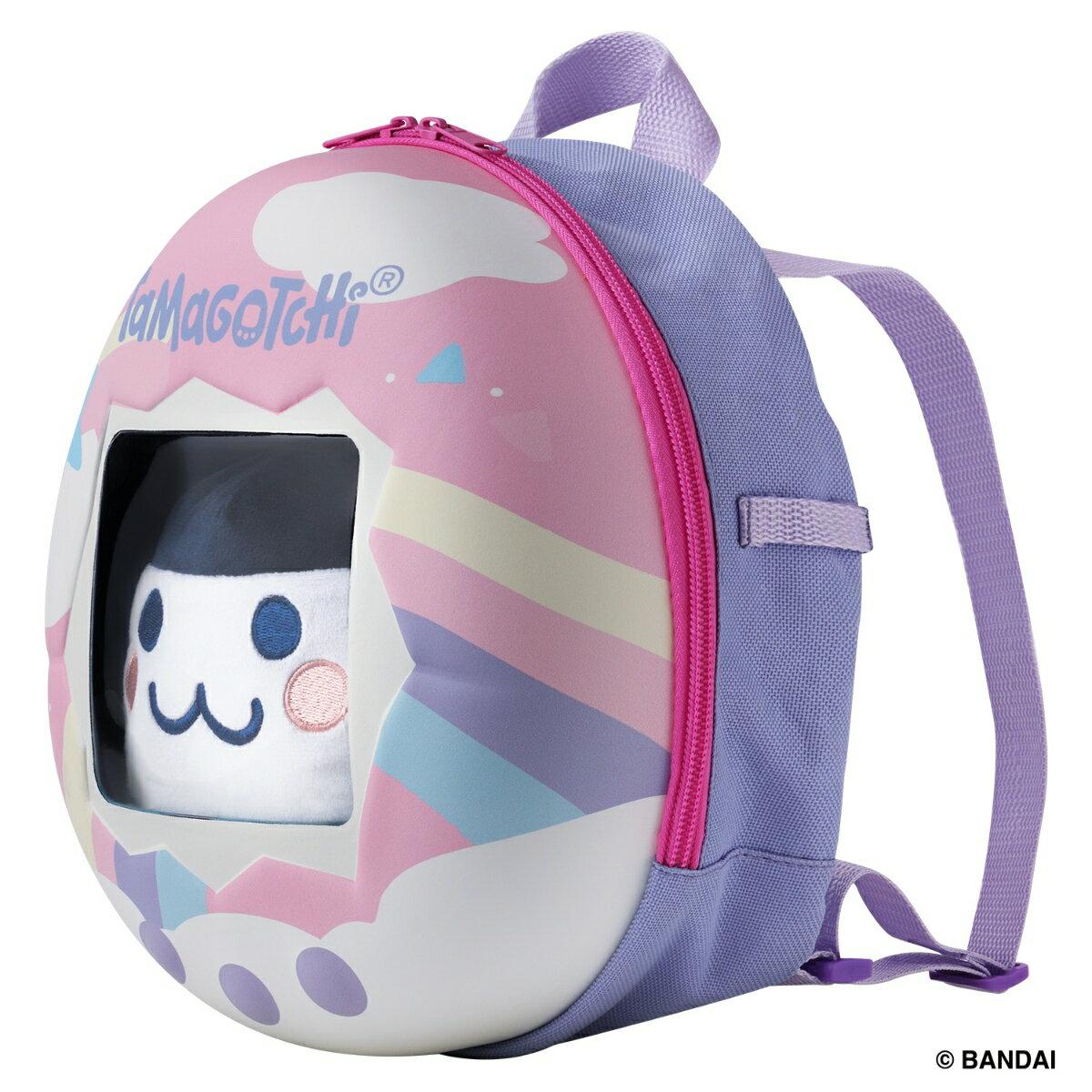 Tamagotchi Kurutto Sukusuku Plush Toy Outing Backpack Set Mimitchi