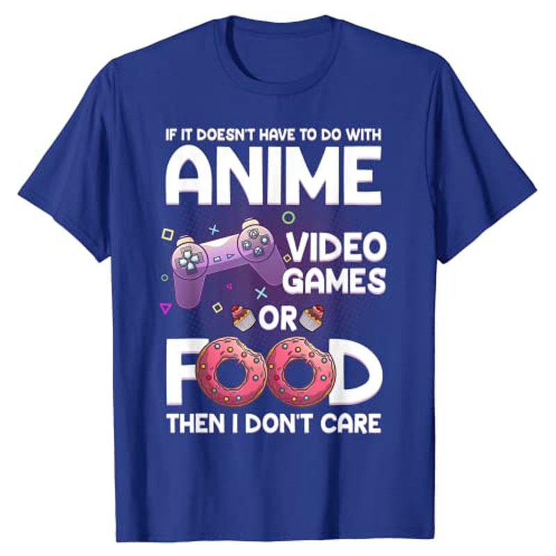 Anime Art for Women Unisex Teen Boys Gamer AnimeLovers TShirt Life Style Tee Tops Video Game Cartoon Unisexga Graphic Clothing Gift