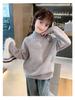 Children's Semi-High Neck Autumn & Winter Sweater - Stylish Knitwear for Boys and Girls