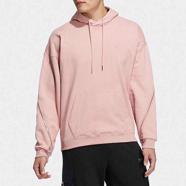 Adidas Originals Trefoil Solid Sport Hoodie Men Hoodie Pink HH9435