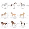Static Appaloosa Model Collection With Pvc Material For Kids Educational Toys