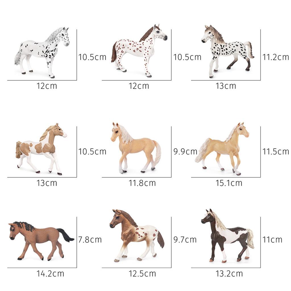 Static Appaloosa Model Collection With Pvc Material For Kids Educational Toys