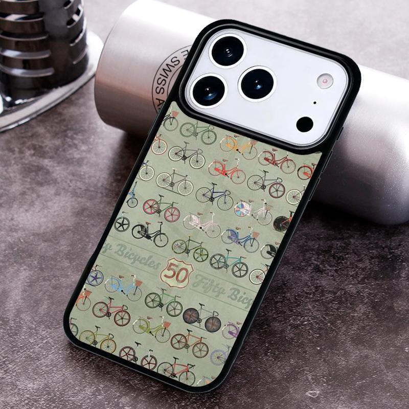 Bicycle Racing Bike Phone Case For iPhone 17 16 15 14 13 12 11 Pro Max Plus 17Air Soft Silicone Cover