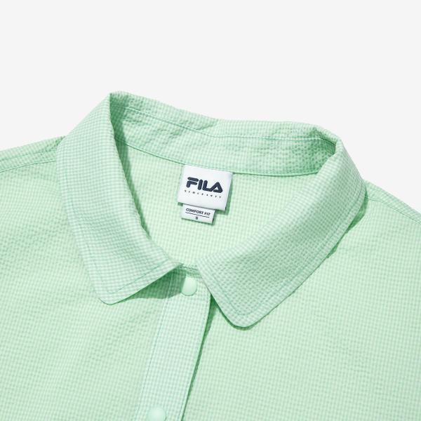 Fila Seersucker Semi Crop Jacket
