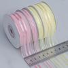 Elegant and Exquisite Vertical Transparent Mesh Ribbon Handmade DIY Flower Cake Gift Hair Decoration Bow Colorful Ribbon Crafts Making Ribbons