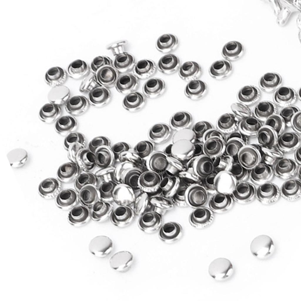 Cloth Crystal Inlay Rapid 7mm Rivets Spots Studs Cap for DIY Leather Craft Decoration(#2)