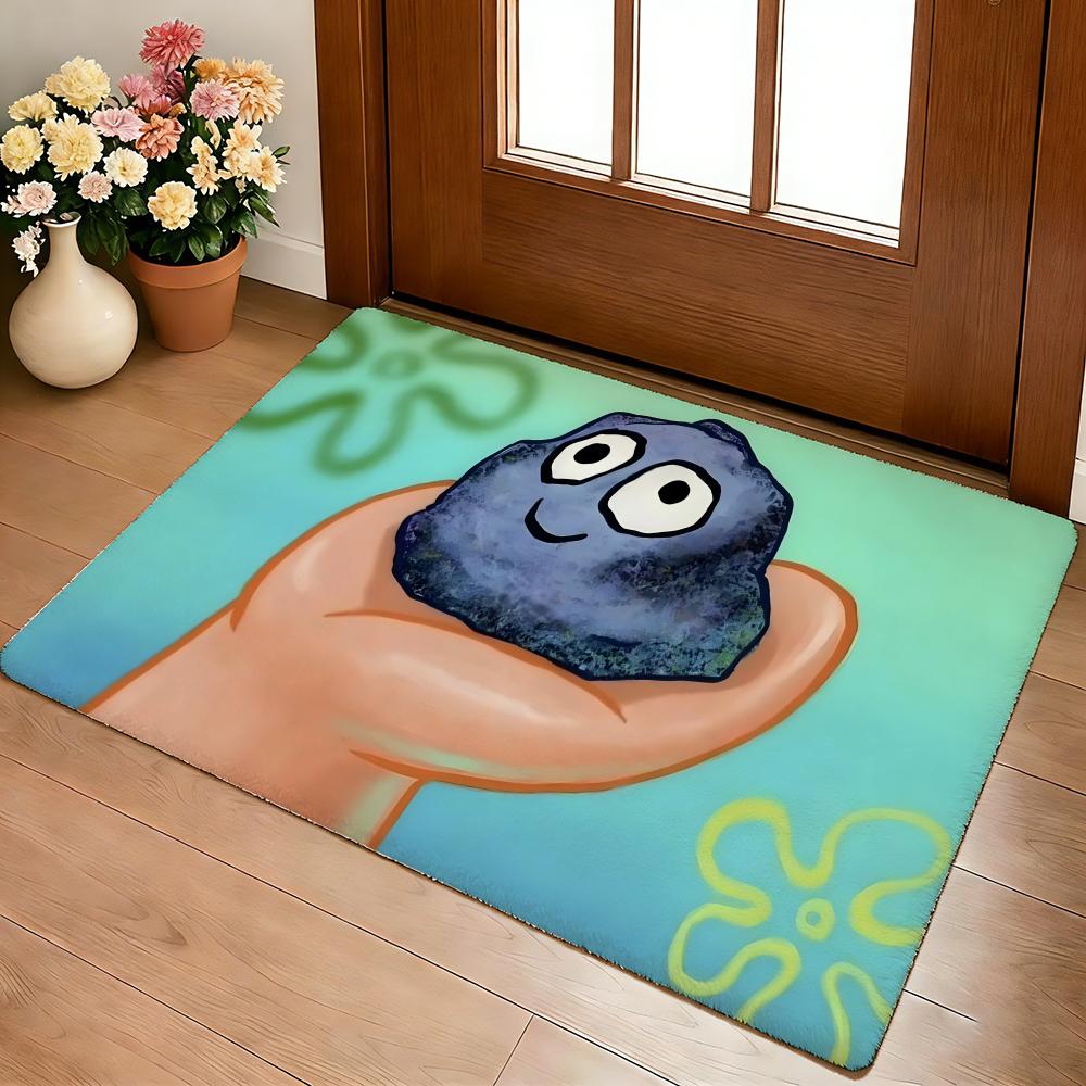 Coin Decorative Floor Mat Cozy Flannel Soft Thick Non-Slip Mat for Living Room Bedroom Kitchen Decor Rugs