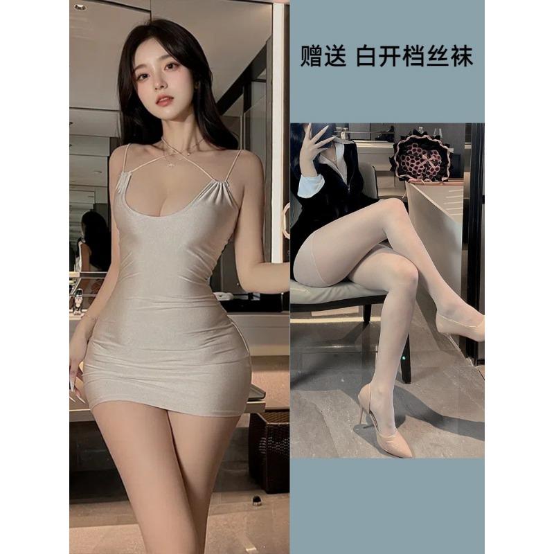 New Sex Underwear Women's Hip Skirt Sexy Passion Temptation Deep V Crotch Short Skirt Pure Desire Bed Passion