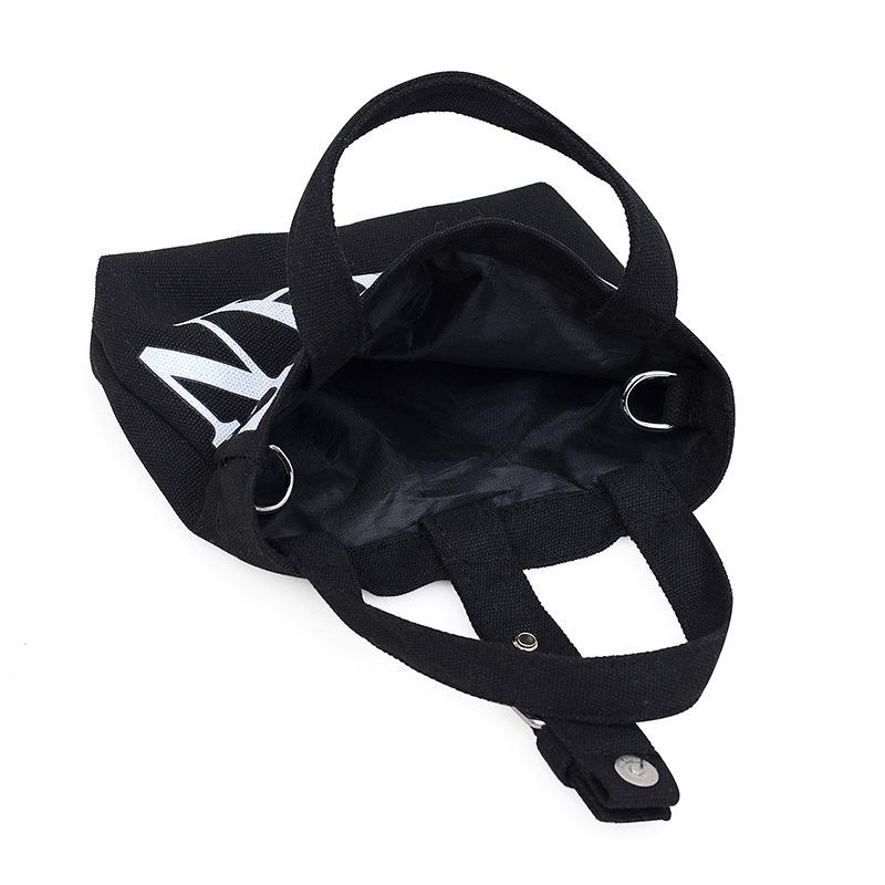 Damentasche, Handtasche, Bento-Tasche, Kleine Taschen, Tragetasche, Leinenbeuteltasche mit Buchstaben