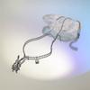 Mechanical Rabbit Necklace New Men's and Women's Tide Niche Design Pendant Simple Collarbone Chain Pendant Women's Accessories Tide