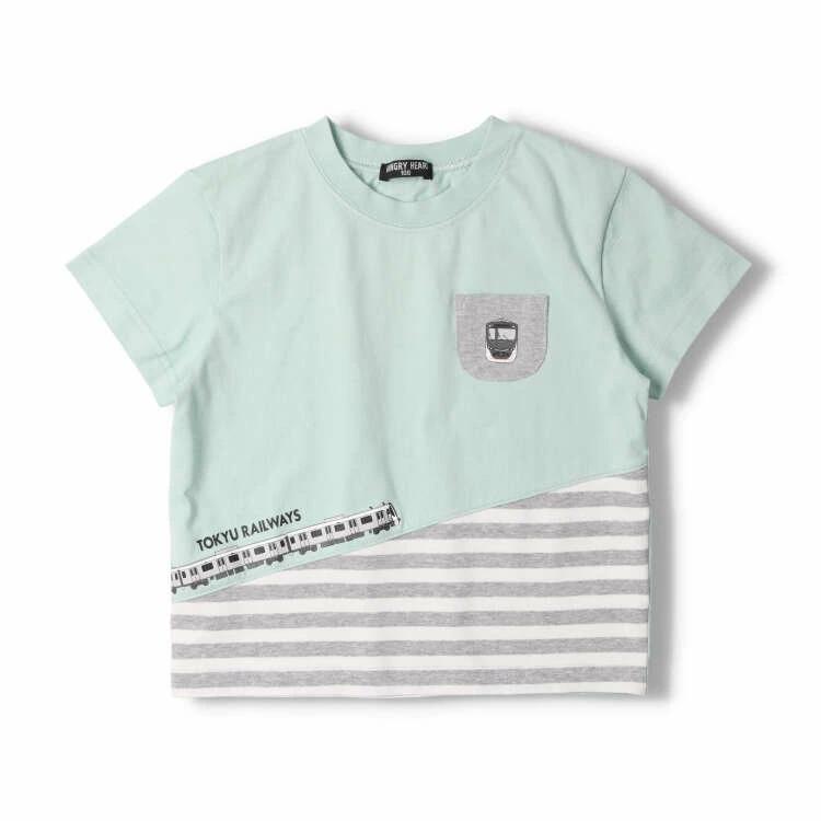 【Kinderkleidung】 Hungry Heart (Hungriges Herz) Tokyu Eisenbahn Wechsel Kurzarm T-Shirt 90cm-140cm K30892