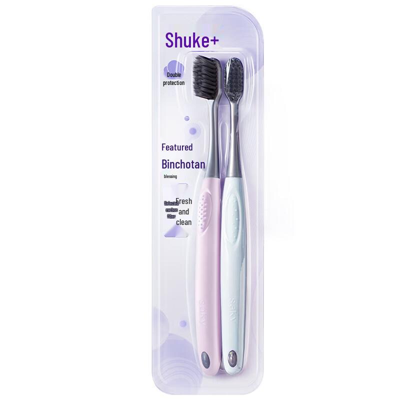Shuke Charcoal Silk Soft Bristle Toothbrush