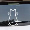 Car Interior Stickers Art Design Fun Cat Car Stickers Window Rear Glass Car Decoration  Styling Stickers and Decals