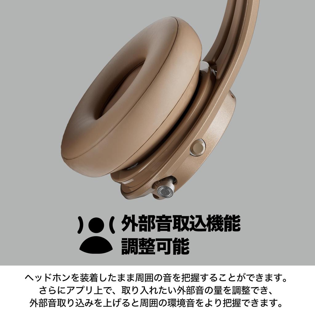 Skullcandy Official Store Icon ANC Noise Cancelling Wireless Headphones IPX4 Waterproof 60 Hours Playback Original Sticker Included (Primer Brown)