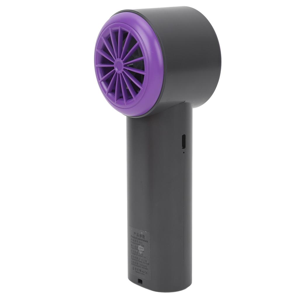 Handventilator Hohe Geschwindigkeit USB-Aufladung Tragbarer Bildschirm Mini-Ventilator mit Eiskompresse für