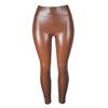 Pu Leather Pants For Women With High Waist And Slimming Fit For Casual Wear