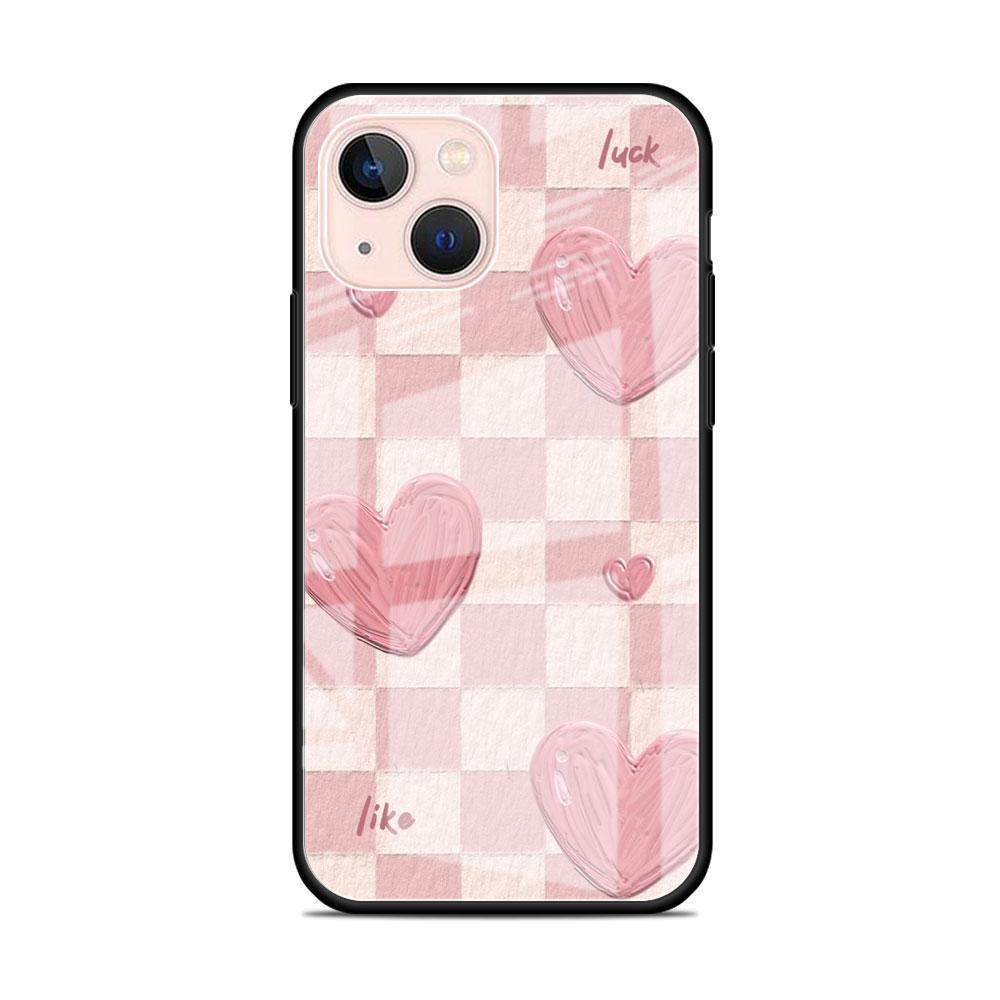 Glashülle für Apple iPhone 14 13 Pro 11 12 7 8 Plus SE 2022 XR X XS Max 6 6S Gehärtete Handyhülle Blume Niedlich