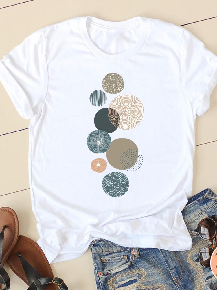 

Love Simple Printed European and American Clothing Shirt Short Sleeve Tshirt Tops Oversized T Shirt Women Clothes S