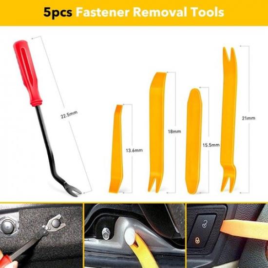 415PCS Car Retainer Auto Fasteners Push Trim Plastic Clips Pin Rivet Bumper Kit