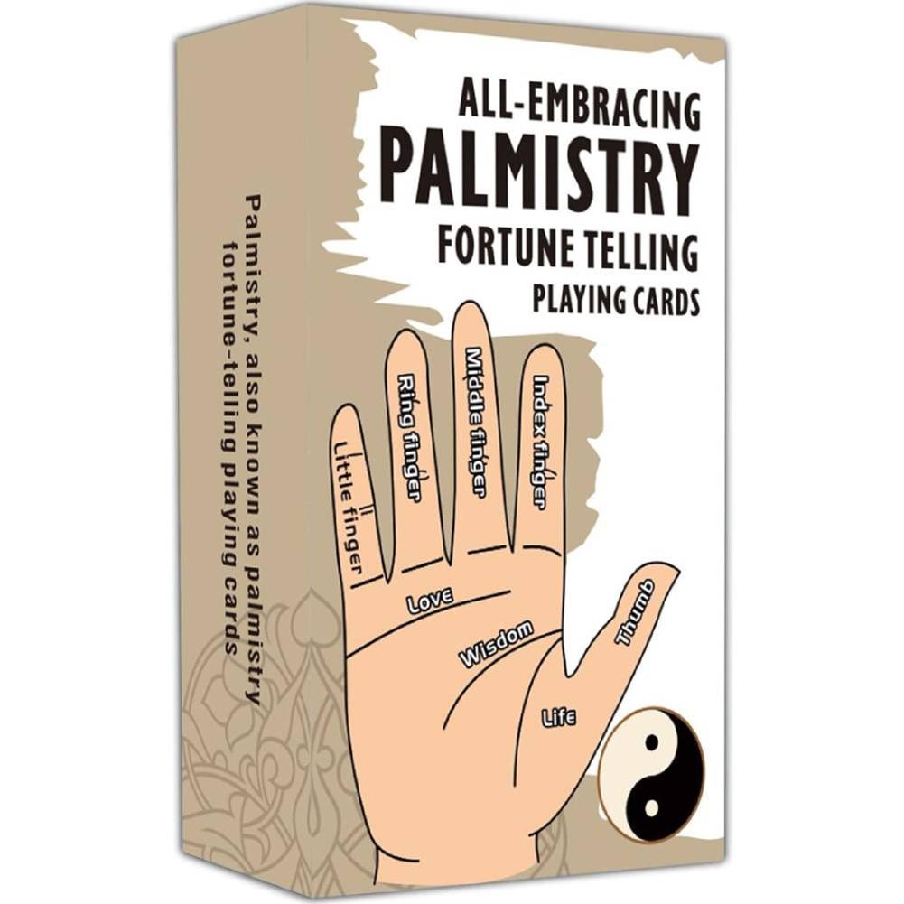 Palmistry Fortune Telling Playing Cards 52 Playing Card Deck for Self-Discovery Spiritual Guidance Tool
