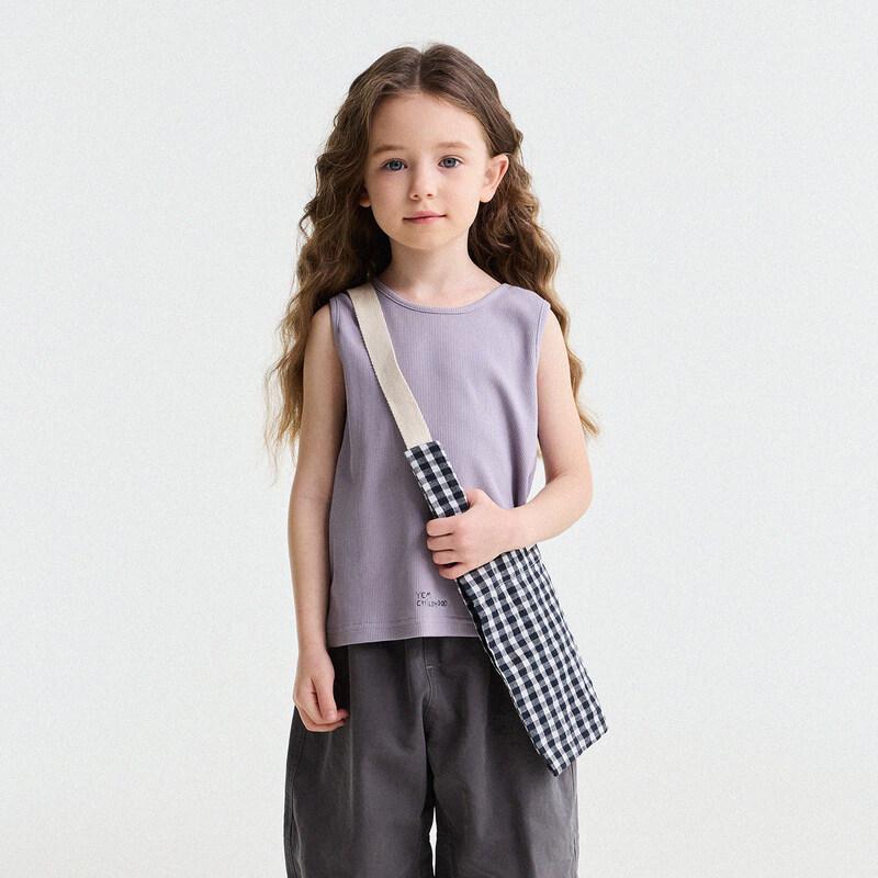 Girls  2026 Summer Letter Print Vest 100