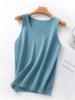 Women's Round Neck Sleeveless Sweater: New Autumn/Winter Knit Top, Versatile Slim Fit Vest for Layering.