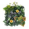DIY Artificial Plant Wall Panel Sunflower Artificial Fern Grass  Background Wall Decoration