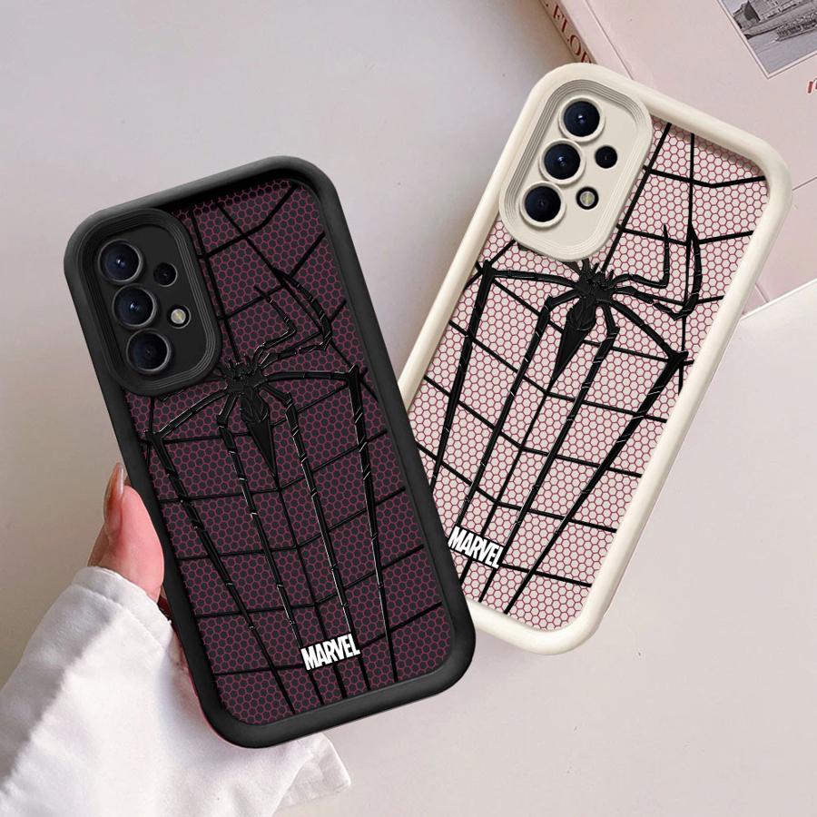 HOT Marvel Spider Man Pavučina Měkký kryt na telefon pro Samsung Galaxy A16 A24 A13 A32 A56 A26 A22 A33 A23 A12 A34 A36 A14