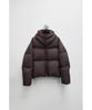Youth Cropped Down Jacket - Burgundy