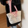 Large Capacity Underarm Bag Fashion Quilted Women Shoulder Bag Designer Space Padded Cotton Handbag Luxury Puff Shopper Tote