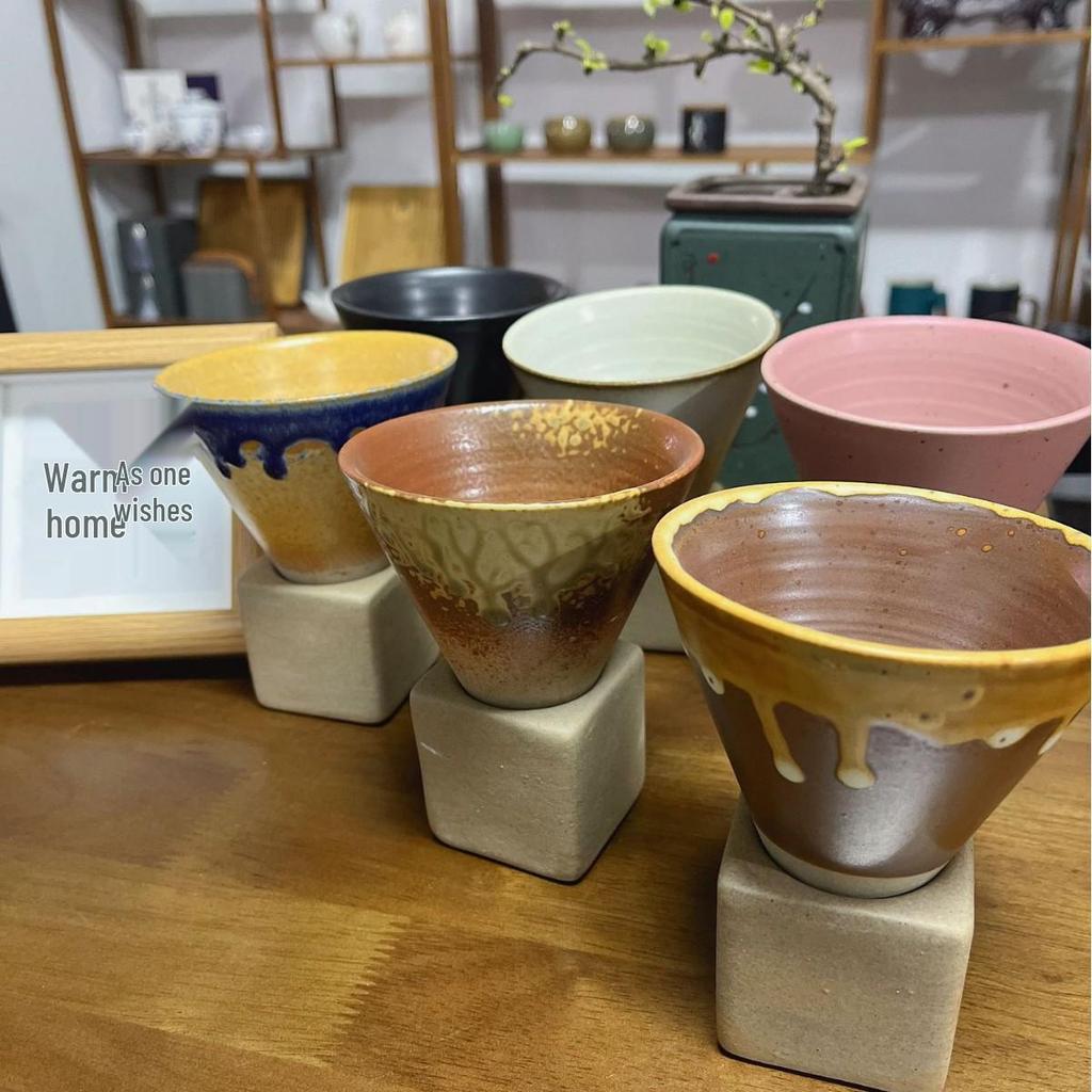 Japanese Retro Ceramic Latte Art Mug