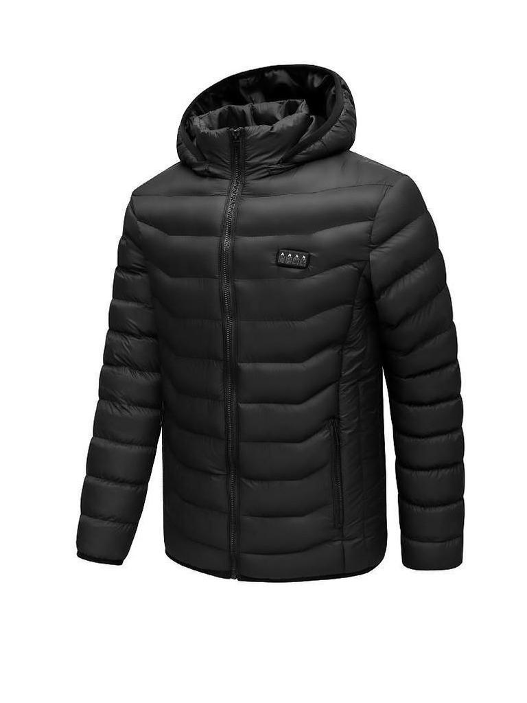 Smart USB Heated Cotton Coat: 21-Zone Temperature-Controlled Winter Warmth