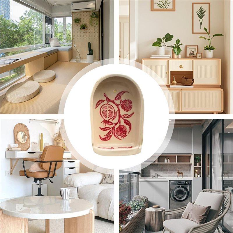 CYCLI-For Meditation For Altar Candle Holders, Handmade Decorative Wall Sculpture Trays