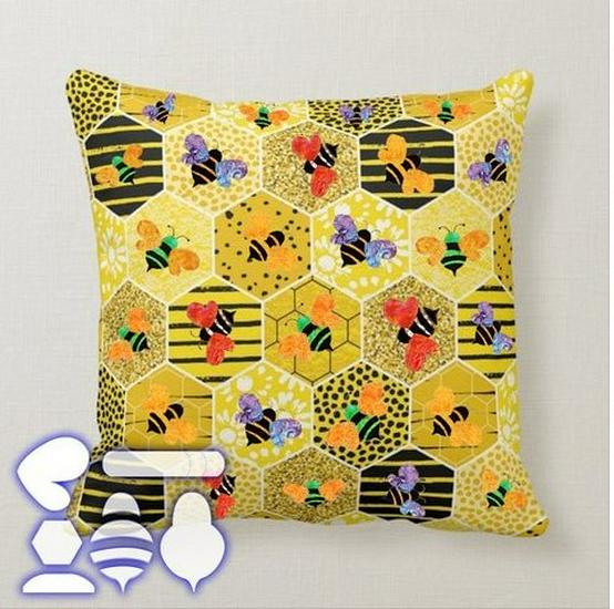 Lovely Little Bee Board Collection: Cute Bee Template Set 6 inch