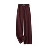 Women's Solid Straight-Leg Commuter Trousers