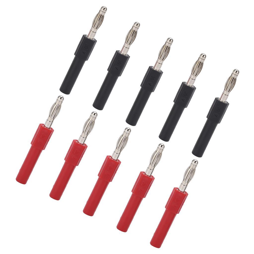 5Set J.20012 Banana Plug Connector 4mm Male To 2mm Female Multimeter Banana Plug Connector Adapter