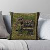 Ethnic Asia Elephant Pillowcase Polyester Linen Velvet Printed Zip Decor Car Cushion Case