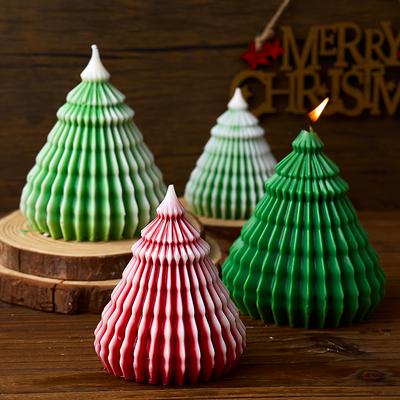 3D Weihnachtsbaum Silikon Kerzenform DIY Handgemachtes Weihnachten Bastelset Handgemachte Seife Gips Harz Backwerkzeuge Weihnachtsgeschenke
