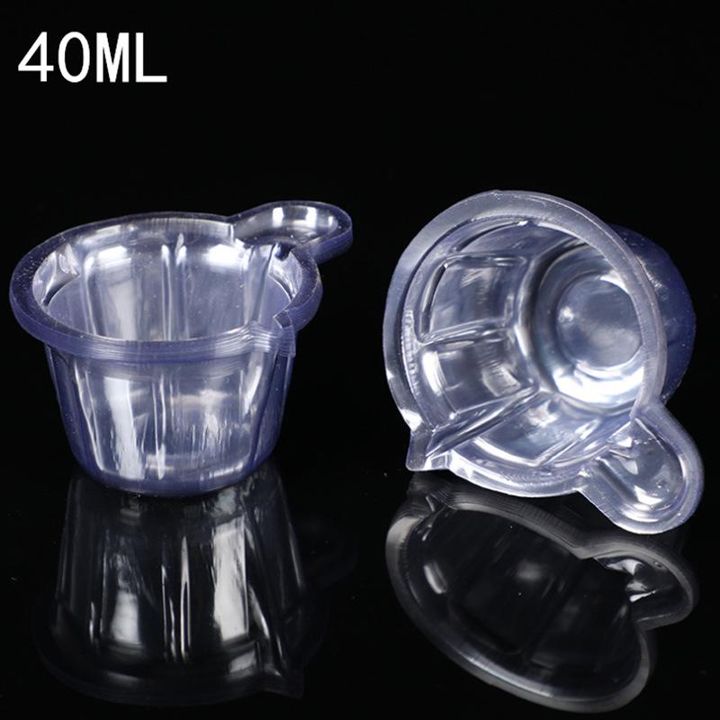 

DIY Crystal Epoxy Mixing Cup - Transparent Disposable Silicone Cups for Glue and Coloring