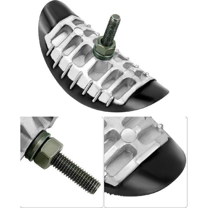 QWORK 2 Pack Universal 2.15" Tyre Rim Lock Compatible With 50Cc-250Cc Dirt Pit Monkey Bike Motorcycles - High Strength Nylon And Metal Construction