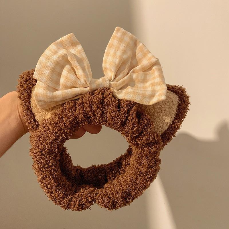 

1 шт. Новые мультяшные кошачьи ушки (Хлеб в форме кошачьих ушей, приготовленный на пару) бандана с концами-бабочками плюшевая тканевая бандана для лица