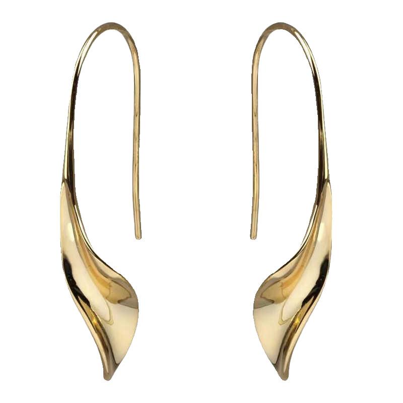 Subtle Temperament Earrings, Light Luxury, High-end Design, Earrings, French Retro Long Irregular Earrings