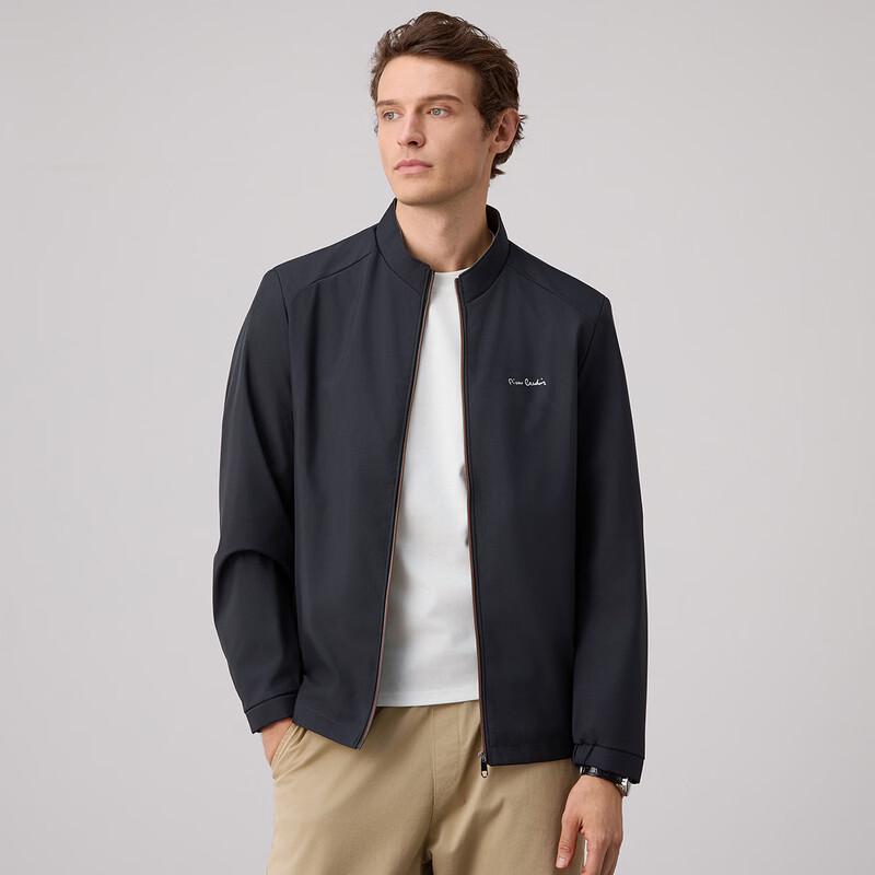 Pierre Cardin Men's Business Casual Stand-Collar Jacket