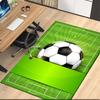 Fußball bedruckter Teppich, für Bürostuhl Wohnzimmer Schlafzimmer Küchenraum Dekoration Geschenke.