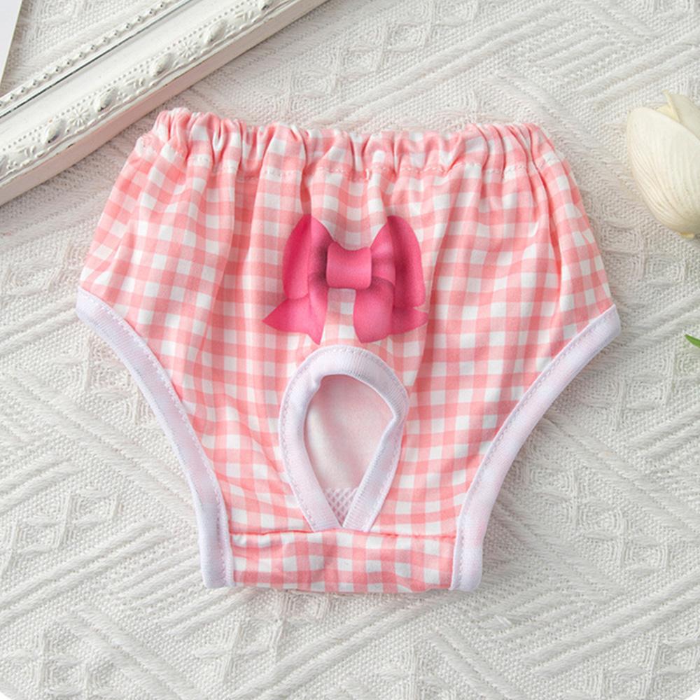 Reusable Female Pet Diaper Shorts for Small Dogs Prevent Harassment Puppy Dog Physiological Pants Chihuahua Maltese Underwear