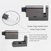 Mechanical Door Stopper Wall Protector Heavy Duty Zinc Alloy Adjustable